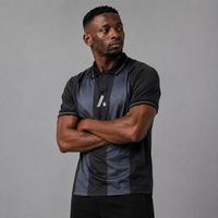 Heritage Match Polo Shirt - Black/Grey