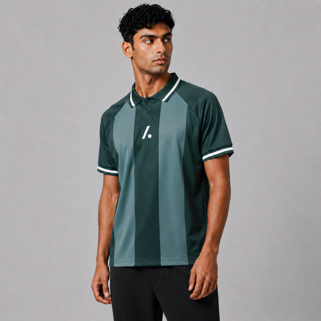 Heritage Match Polo Shirt - Green