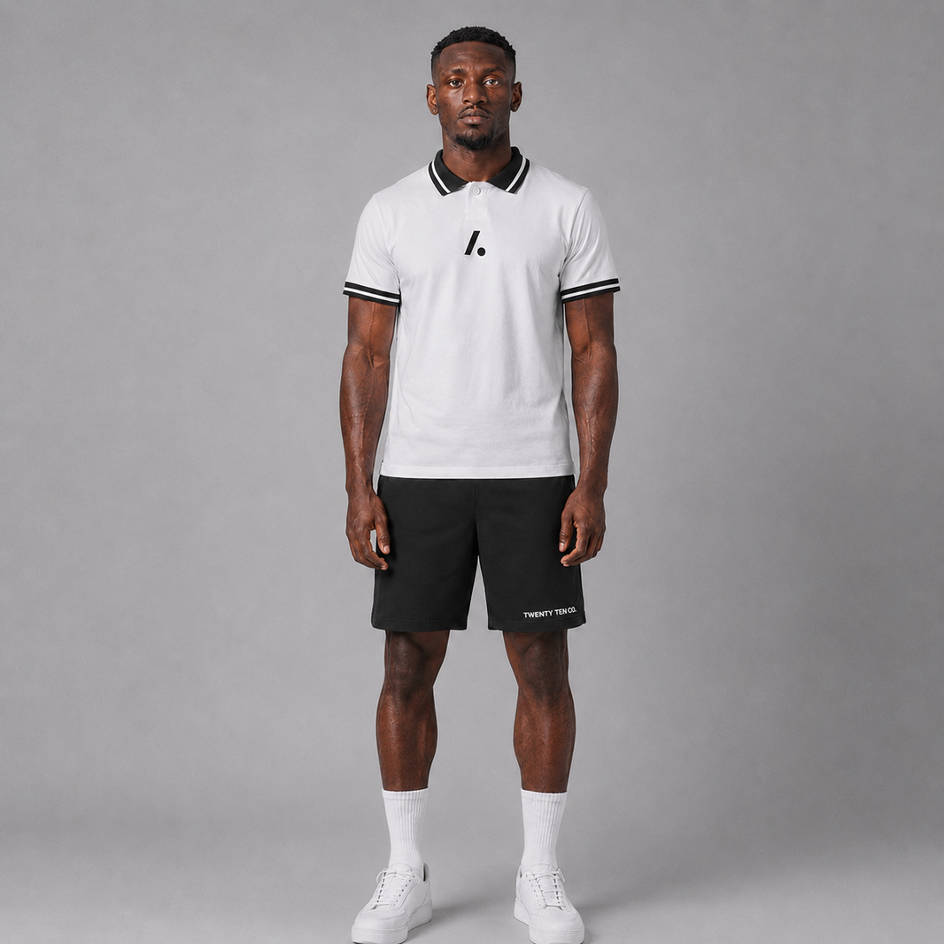 Heritage Match Polo Shirt - White
