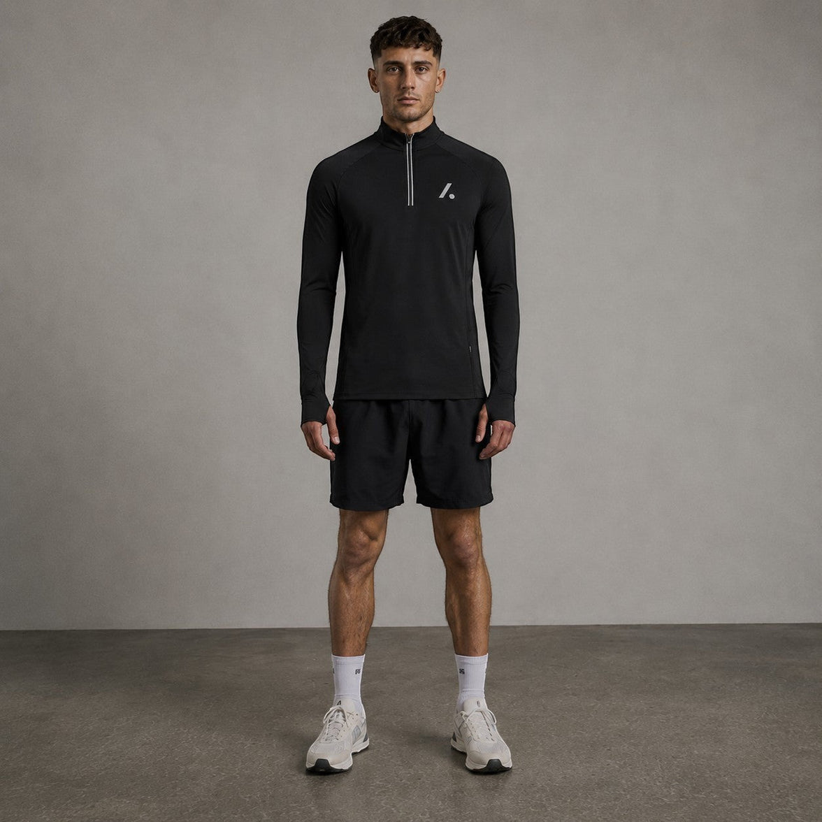 Men's Core Performance Quarter Zip - Black
