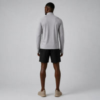 TwentyTenCollective men's black performance shorts with elastic waistband and subtle logo detail.