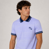 Founders Club Polo Shirt - Geometric Blue