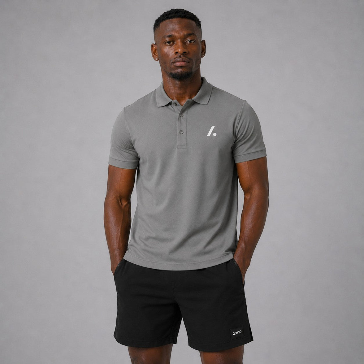 Core Performance Polo Shirt - Grey