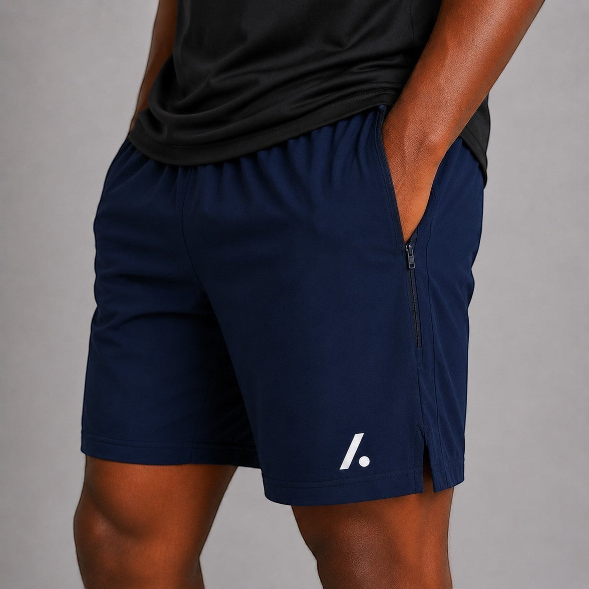 Men's Core Training Logo Shorts - Navy
