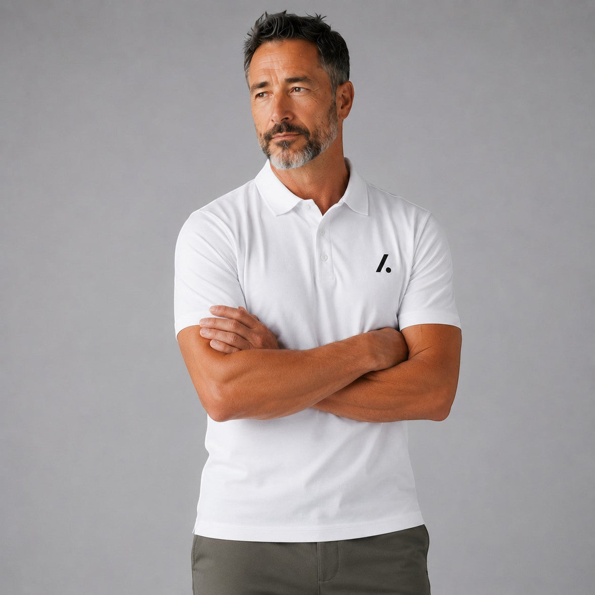 Core Performance Polo Shirt - White